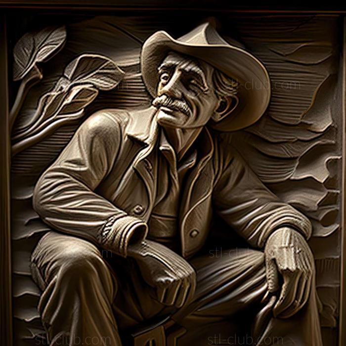 3D model Thomas Hart Benton American artist (STL)